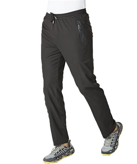 Gopune Mens Lightweight Breathable Casual Hiking Running Pants Outdoor