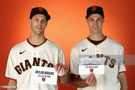 Pitchers And Twin Brothers Taylor Rogers And Tyler Rogers Of The San