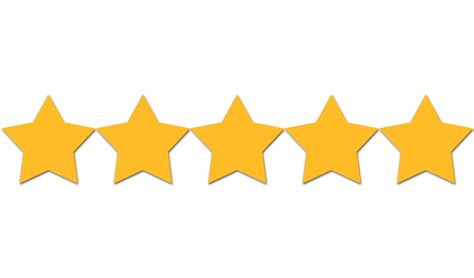 5 Star Review Image Png