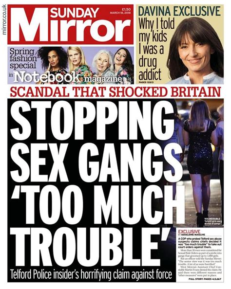 Sunday Mirror Scoops Sunday Newspaper Of The Year At Prestigious Awards