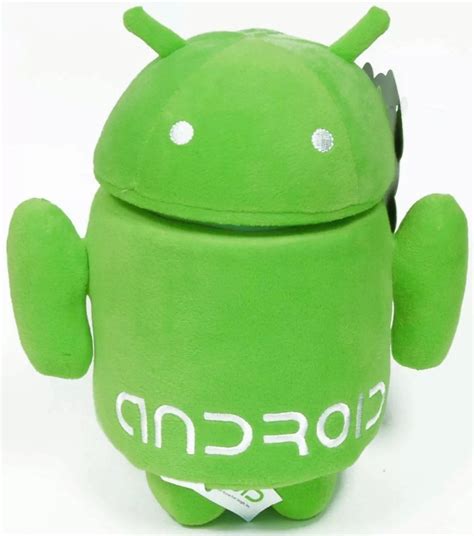 6 Android Green Bug Droid Spinning Head Spins Plush Stuffed Etsy