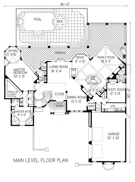 Plan 1 1106 Italian Style Home With A Living Sf Of 3512 5060 Sf