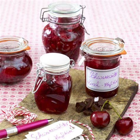 Schwarzwälder Kirsch - Konfitüre Rezept LECKER
