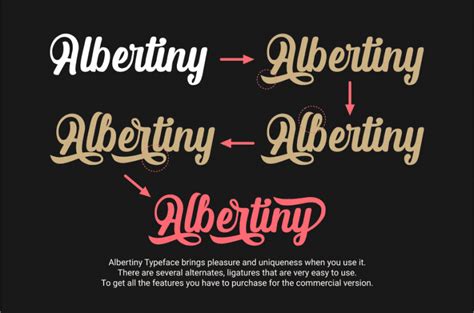Download Albertiny Calligraphy Font Otf Ttf