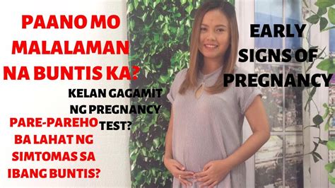 Signs And Symptoms Of Pregnancy Paano Malalaman Na Buntis Ka How I Knew I Was Pregnant Youtube