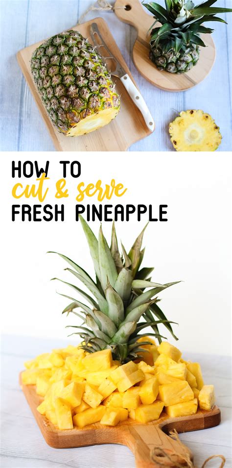 How To Cut And Serve Fresh Pineapple The Diy Lighthouse