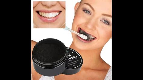 Teeth Whitening 100 Natural Charcoal Youtube