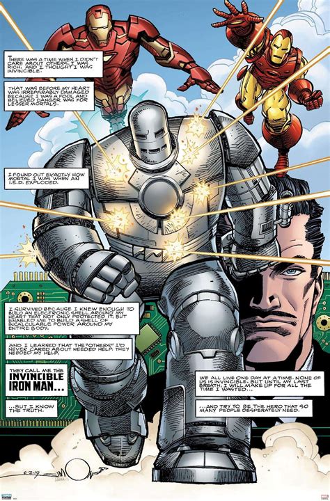 Marvel Comics Iron Man Marvel Comics 1000 Poster
