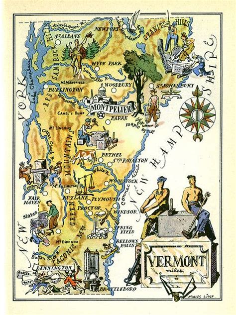 Vermont Tourist Attractions Map Best Tourist Places In The World