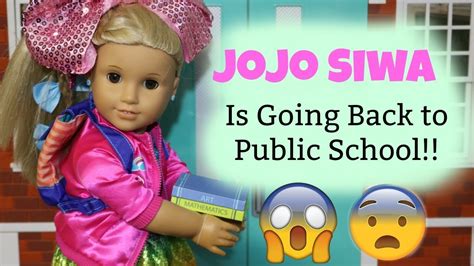 Jojo Siwa Is Going Back To Public School An Agsm Youtube