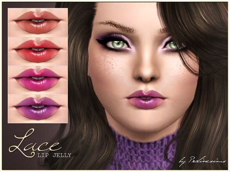 The Sims Resource Lace Lip Jelly With Teeth