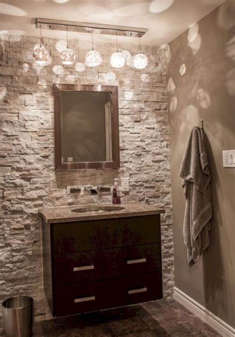 Amazing Rock Wall Bathroom You Need To Impersonate 32 Small Bathroom
