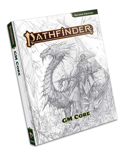 Pathfinder Rpg 2e Gm Core Rulebook Hardcover Sketch Cover Edition