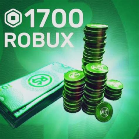 1700 Robux For Roblox Game Shopee Philippines