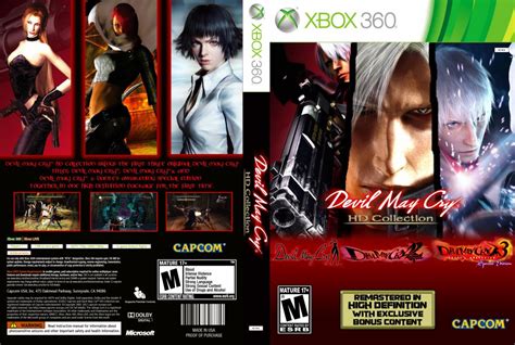Devil May Cry Hd Collection Xbox 360 Game Covers Devil May Cry Hd Collection Dvd Ntsc Custom