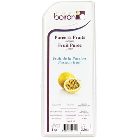 Passion Fruit Puree By Boiron From France Buy Baking And Pastry