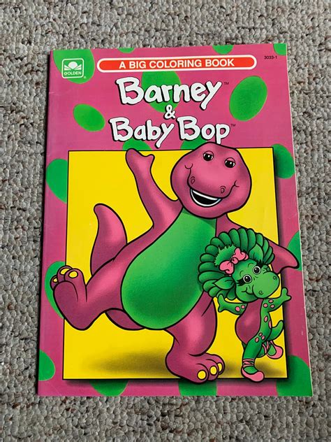 Barney Y Baby Bop Libro Para Colorear Ph