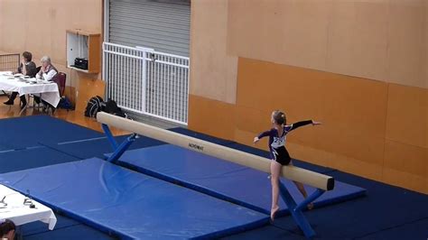 Hannahs Step 1 Beam Gymnastics 2012 Youtube