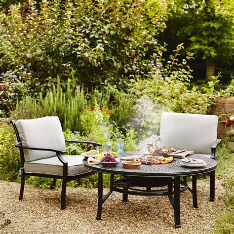 Wide range of all garden furniture available to buy today at dunelm, the uk's largest homewares and soft furnishings store. Hartman Jamie Oliver Fire Pit Set Riven With Pewter Silver ...