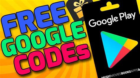 You can head to the google play store on your android. FREE Google Play Codes - Google Play Gift Card Codes ...