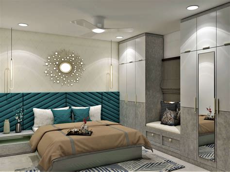 A Modern Bedroom Design In Grey And White Beautiful Homes