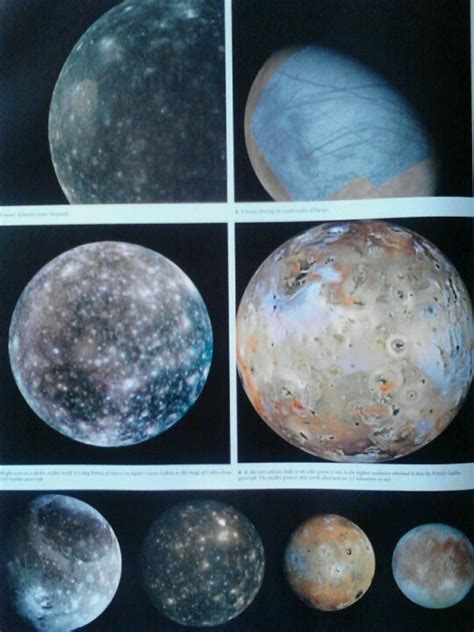 Mosaics Of Jupiters Moons Left To Right Ganymede Europa Callisto