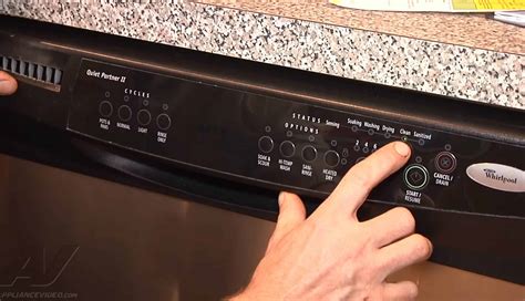 How To Reset Kitchenaid Or Whirlpool Dishwasher Diy Appliance