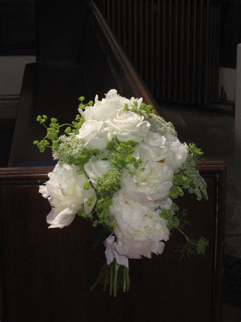 Simple Pew End Barn Wedding Flowers Pew Ends Peony Florist