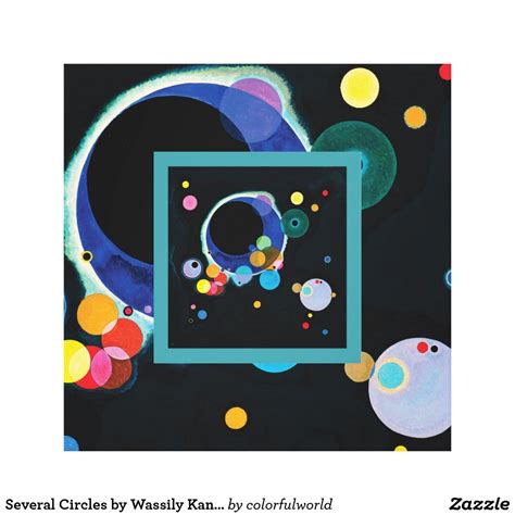 Several Circles By Wassily Kandinsky Wassily Kandinsky Canvas Art