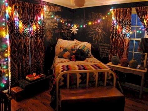 63 Cozy Bohemian Teenage Girls Bedroom Ideas Roundecor Hippie Room