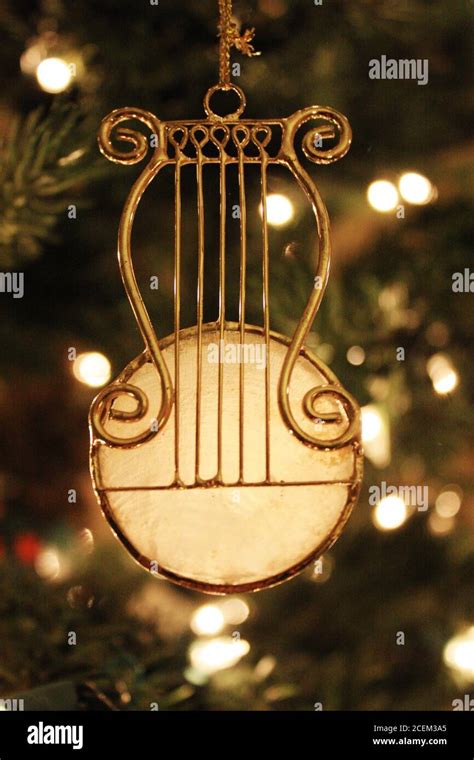 Musical Instrument Christmas Tree Ornaments Hi Res Stock Photography