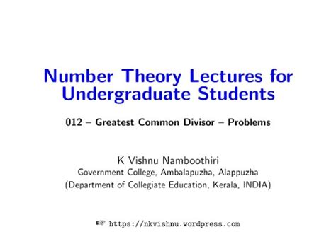 011-Number Theory-Relatively Prime Integers - YouTube