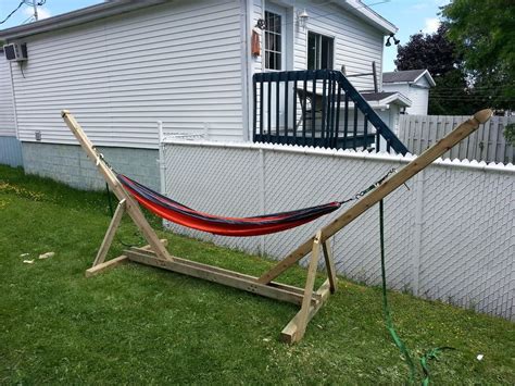 Check spelling or type a new query. DIY Hammock Stand | Diy hammock, Hammock stand, Wooden ...