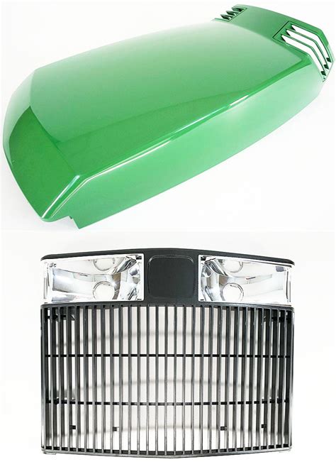 Hood And Grille Replaces John Deere Am132526 M110378 Fits Lx172 Lx176