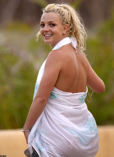 Britneys Bikini Shows A Very Cheeky Side Daily Mail Online