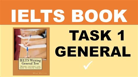 Task 1 General Ielts Test Writing Ebook Youtube