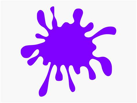 Purple Color Splash Clipart Hd Png Download Kindpng