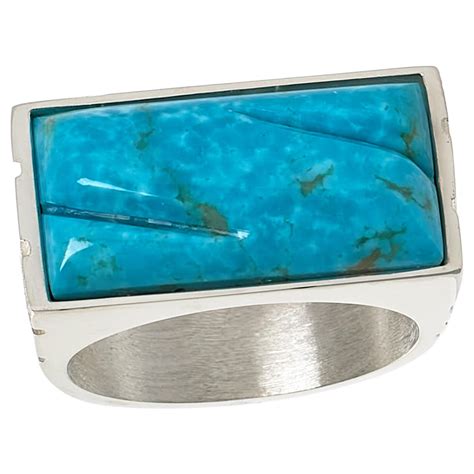 Jay King Sterling Silver Sonoran Blue Turquoise Ring Hsn