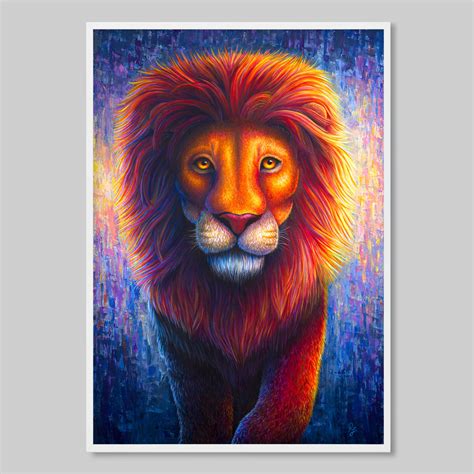 Lion Art Print Rachel Froud
