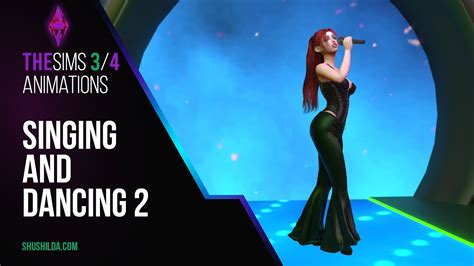 Sims 4 Sims 3 Animation Poses Singing And Dancing With A