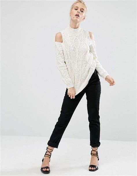Discover Fashion Online Cold Shoulder Sweater Cold Shoulder Jumper