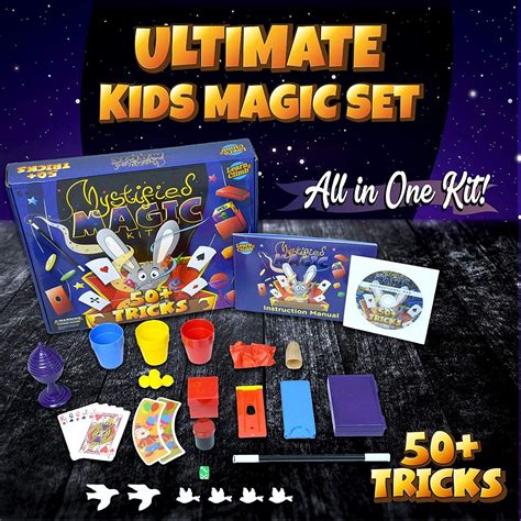 Learn And Climb Magic Kit For Kids Perform Over 50 Magic Set Tricks