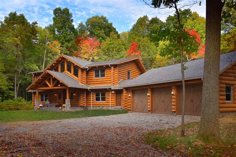 Stay connected · air conditioning · swimming pools · outdoor living Ohio's Premier Custom Log Home Builder - Fairview Log Homes,