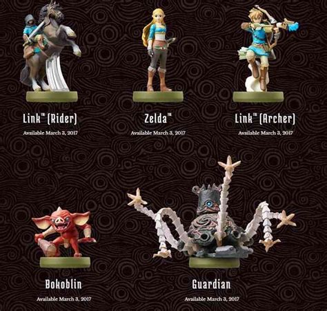 Breath Of The Wild Gets More Amiibo Throwing Zelda Herself In The Mix