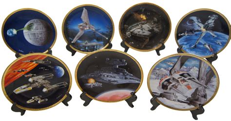 Star Wars Hamilton Collection 12 Plate Set Complete Lot Of
