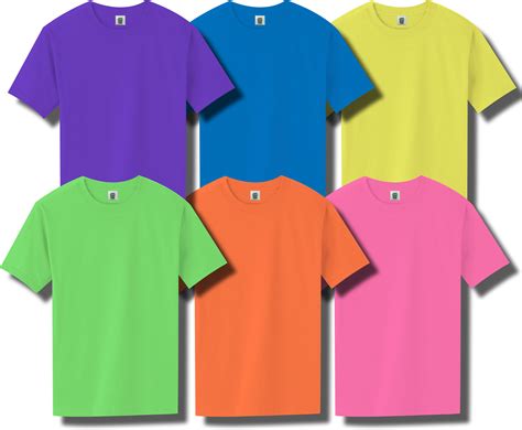 chart t shirt design neon colors pregnancy very size girl brands list list of online stores