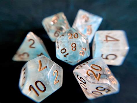 Specter Dnd Dice Set For Dungeons And Dragons Polyhedral Dice Set For