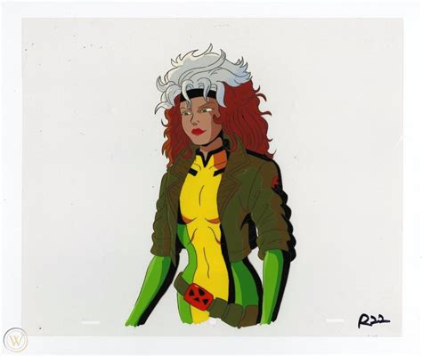 90s Marvel X Men Cartoon Rogue Detailed Large Production Animation Cel