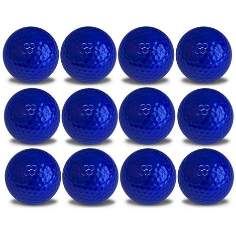 Dark Blue Golf Balls 12 Pack By Gbm Golf
