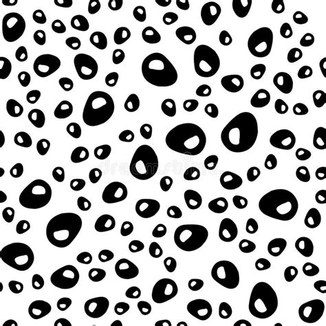 Black Dots Doodle Seamless 2 Stock Vector Illustration Of Card